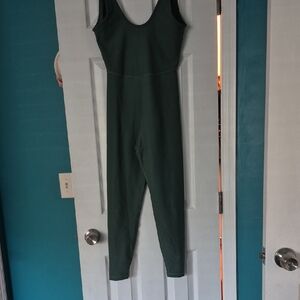 Green Sleeveless Jumpsuit